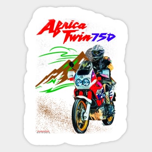 Africa twin mountains 750 Sticker